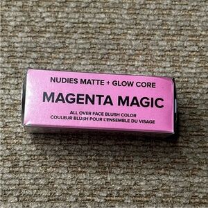 NEW Nudestix Nudies Matte + Glow Core Blush Magenta Magic ( DEFECT)